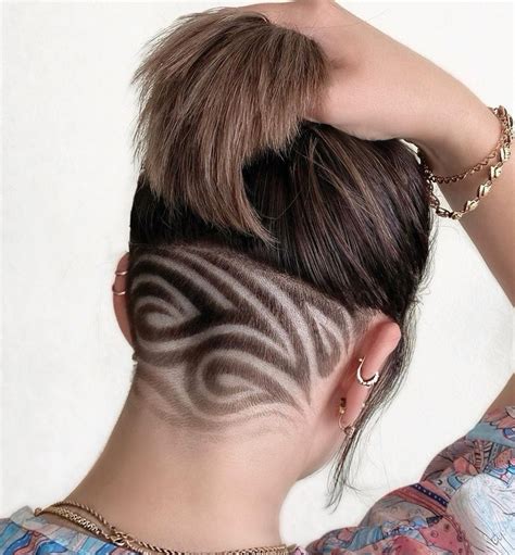 Artistic Undercut hair