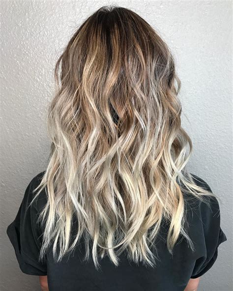 Balayage Beach Waves hair