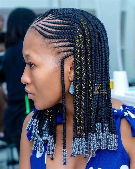 Beaded Braided Style Hairstyles