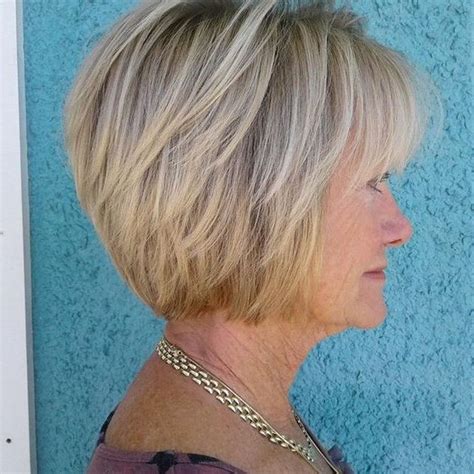 Blonde Bob Cut hair