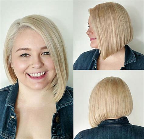 Blonde Bob Cut hair