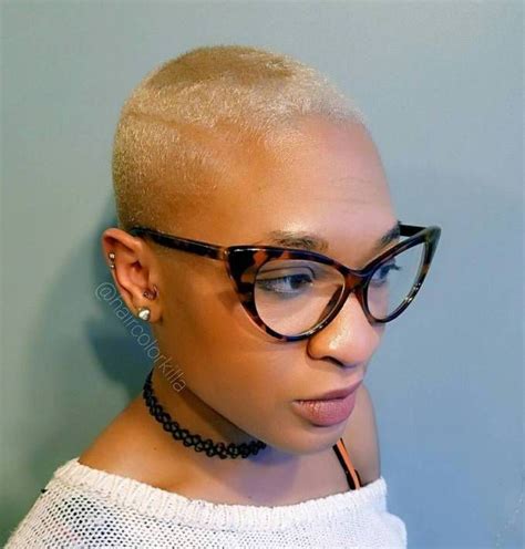 Blonde Buzz Cut Hairstyles