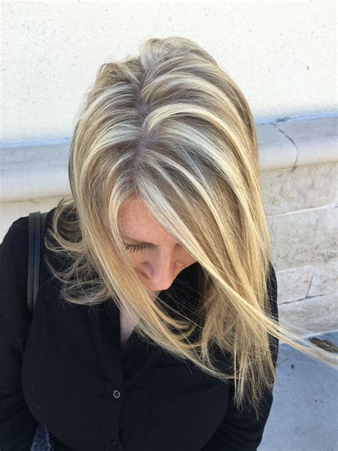 Blonde Highlights Cool Haircuts with Different Shades of Blonde for Older Women