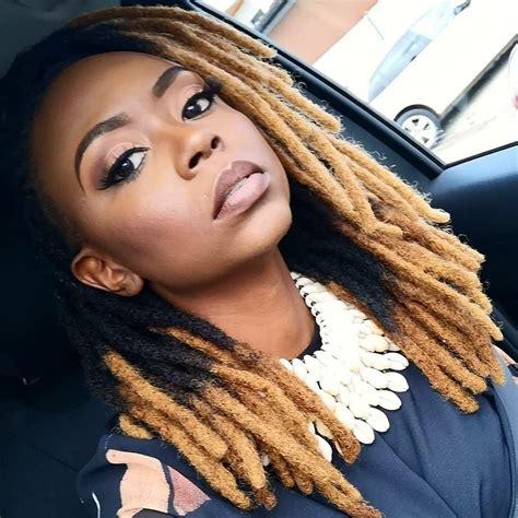 Blonde Ombre Locs hairstyles