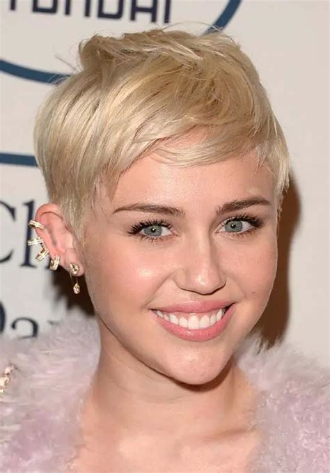 Blonde Pixie Cut hair