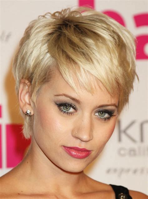 Blonde Pixie Cut hair