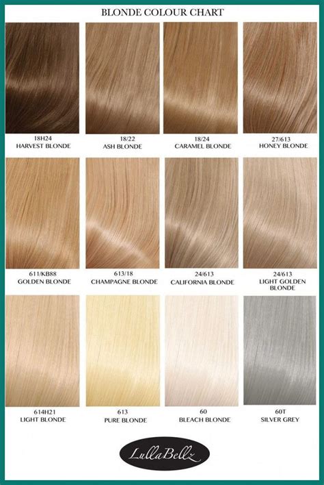 Blonde Shades Chart Cool Haircuts with Different Shades of Blonde for Older Women