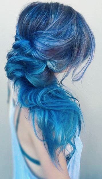 Blue Mermaid Waves hair