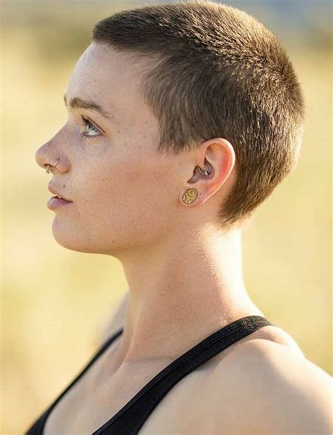 Bold Buzz Cut hair