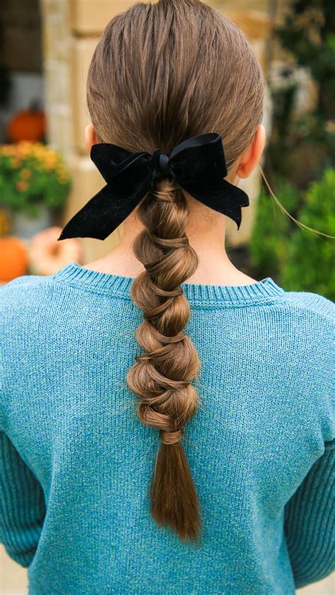 Bow-Tied Braid Quick and Easy Braided Hairstyles