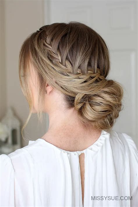 Braided Low Bun Hairstyles