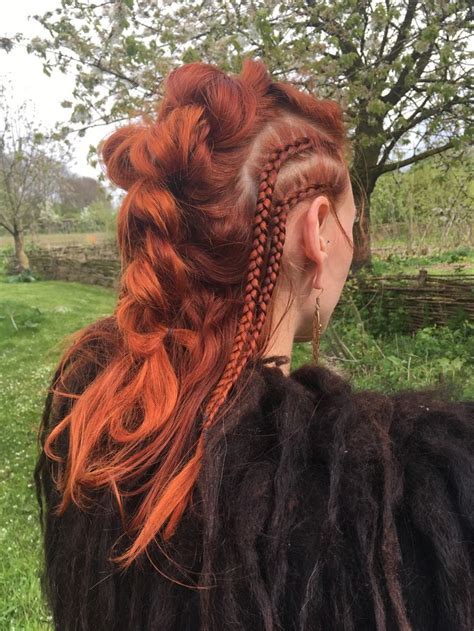 Braided Mohawk Flair hair