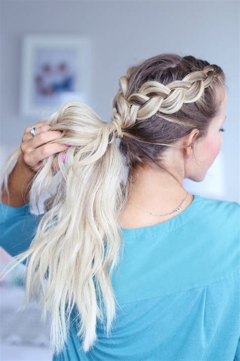 Braided Ponytail Elegance Hairstyles