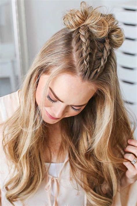 Braided Top Knots Quick and Easy Braided Hairstyles