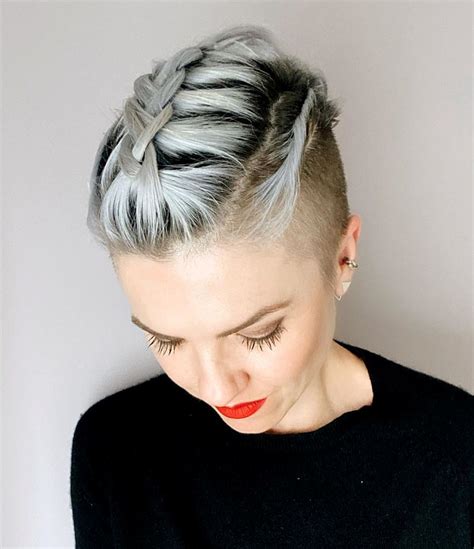 Braided Undercut Style hair