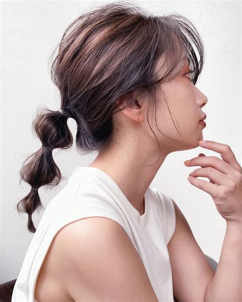 Bubble Ponytail hair