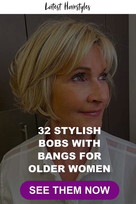 Chic Bob Bangs hair