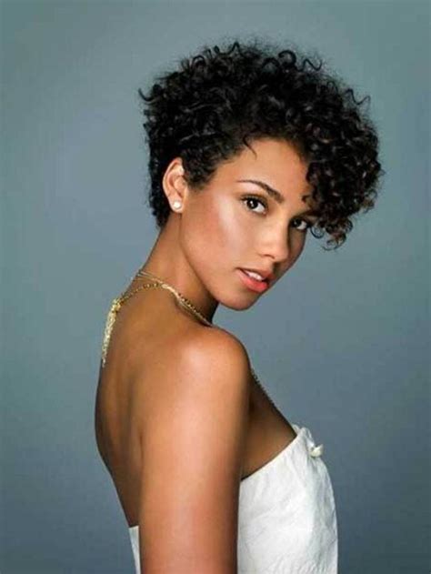 Chic Curly Pixie Hairstyles