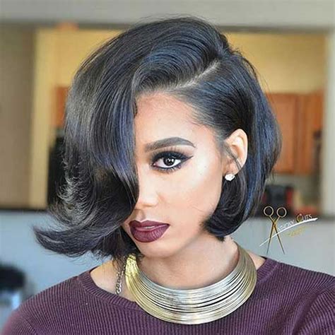 Chic Side-Part Bob hair