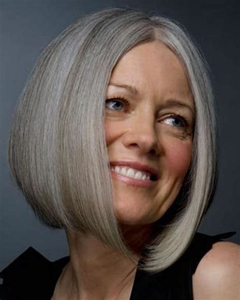 Chic Silver Bob hair