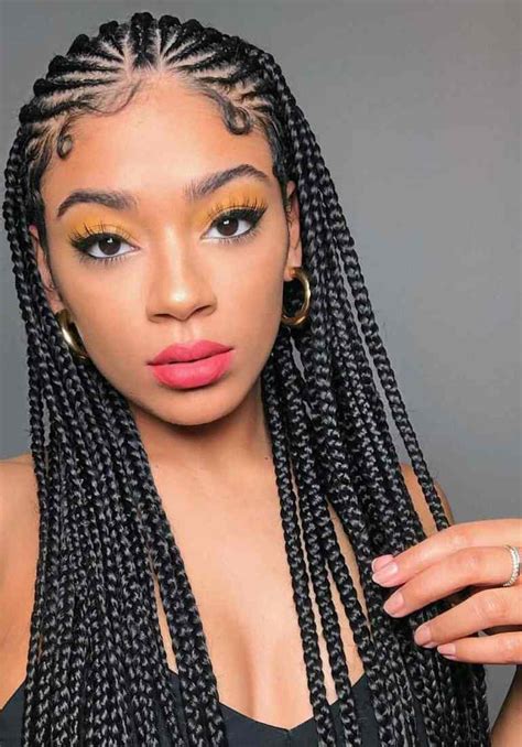 Classic Box Braids Hairstyles