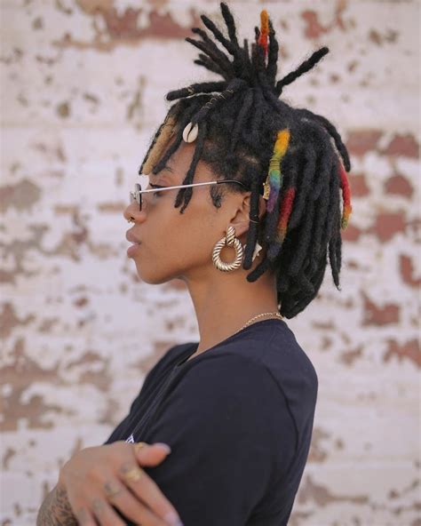 Colorful Dreadlocks hair