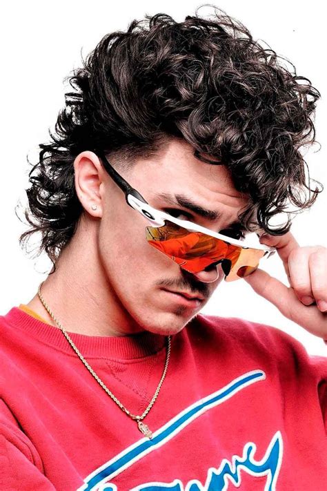 Curly Modern Mullet Permed Mullet Hairstyles to Look Damn Cool in 2024