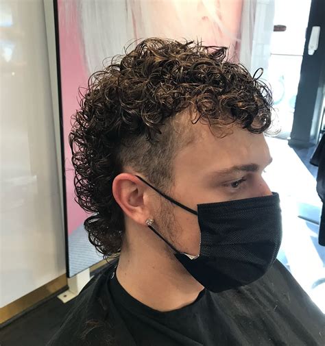 Curly Modern Mullet Permed Mullet Hairstyles to Look Damn Cool in 2024