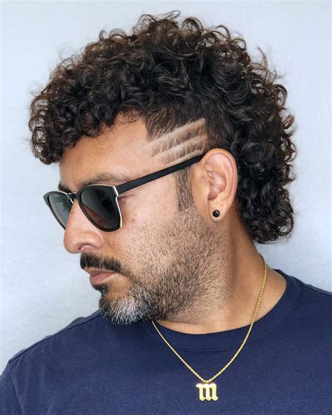 Curly Mohawk Fade Permed Mullet Hairstyles to Look Damn Cool in 2024