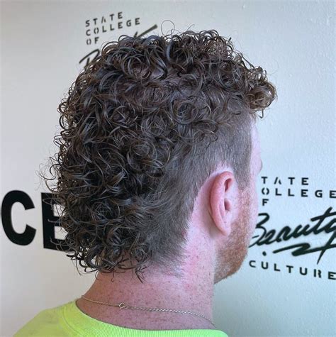 Curly Mohawk Permed Mullet Hairstyles to Look Damn Cool in 2024