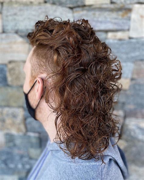 Curly Mullet Permed Mullet Hairstyles to Look Damn Cool in 2024