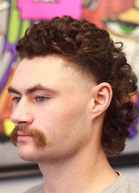 Curly Mullet Style Permed Mullet Hairstyles to Look Damn Cool in 2024