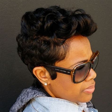 Curly Pixie Cut hair