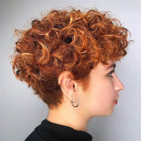 Curly Pixie Cut hair