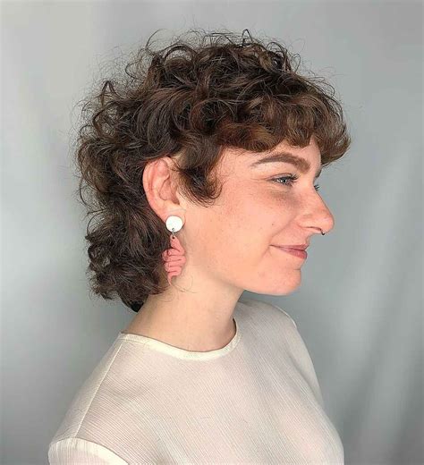 Curly Shag Cut hair