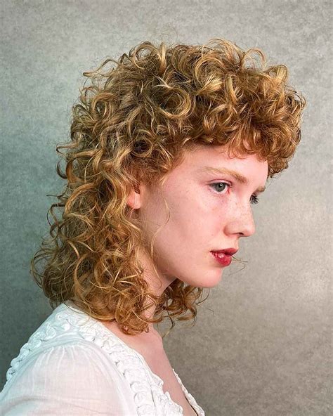 Curly Shag Hairstyle hair