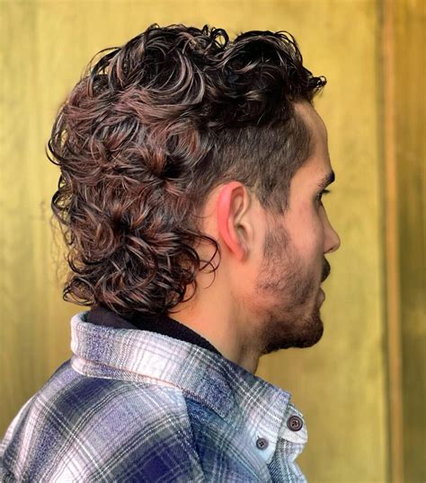 Curly Undercut Style Permed Mullet Hairstyles to Look Damn Cool in 2024