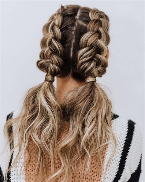 Double Dutch Braids Quick and Easy Braided Hairstyles