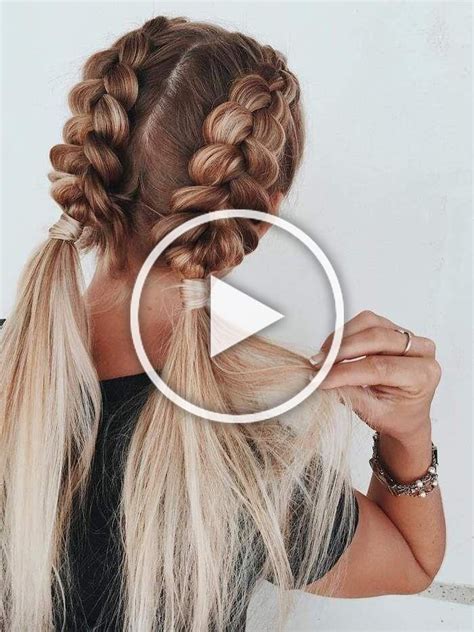 Double Dutch Braids Quick and Easy Braided Hairstyles