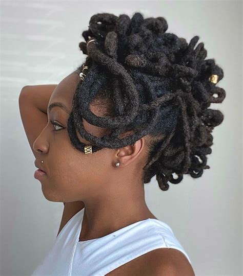 Dreadlock Updo hair