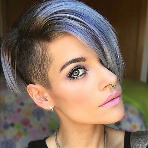 Edgy Asymmetrical Pixie hair