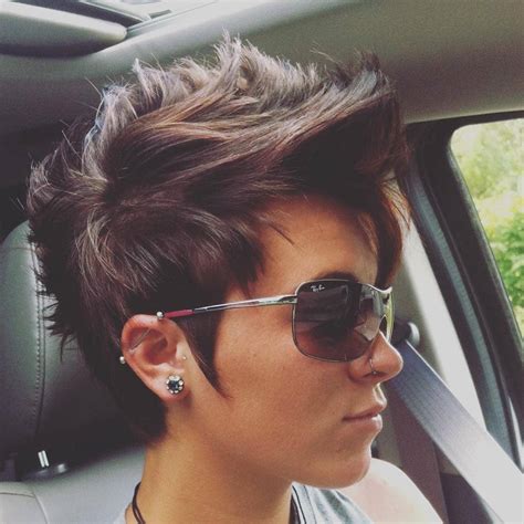 Edgy Faux Hawk hair