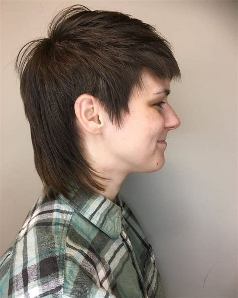 Edgy Mullet Haircut hair