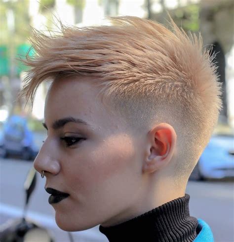 Edgy Pixie Cut Dazzling Taper Fade Cuts for Women