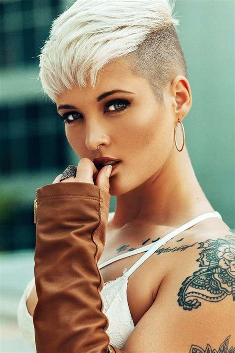 Edgy Pixie Cut Dazzling Taper Fade Cuts for Women