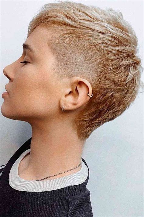 Edgy Pixie Cut Dazzling Taper Fade Cuts for Women