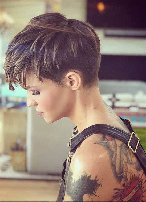 Edgy Pixie Cut hair