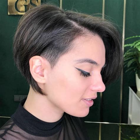 Edgy Undercut Bob hair