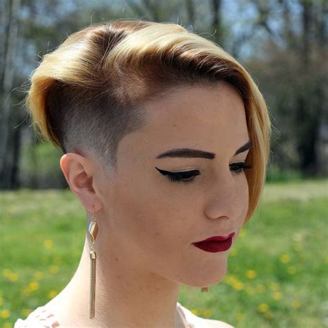 Edgy Undercut Bob hair