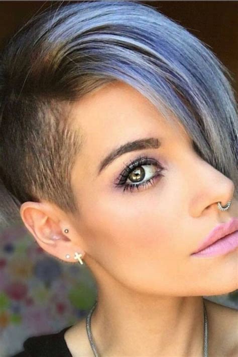 Edgy Undercut Bob hair